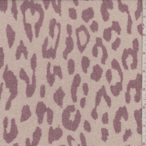 Pale Pink/Mauve Cheetah Print Sweater 