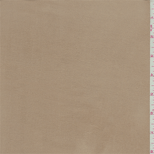 Tan Microsuede Knit