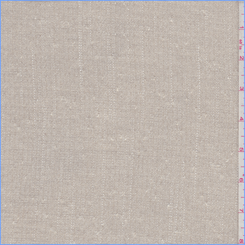 Oatmeal Slub Wool Blend Suiting