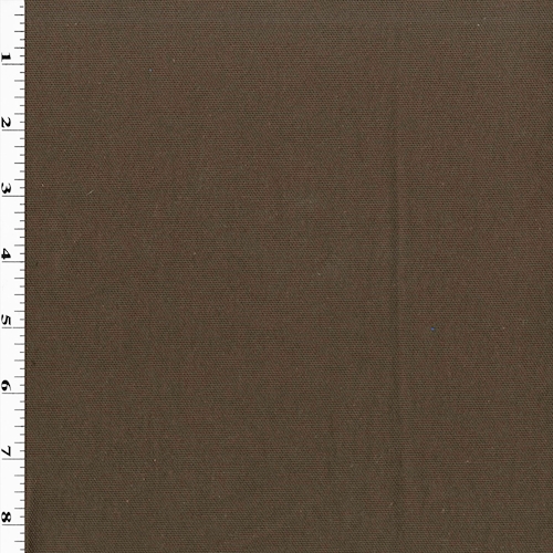 Coffee Brown Cotton Canvas Woven Home Decorating Fabric
