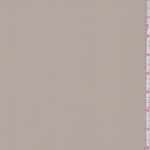 Dark Beige Crepe Georgette