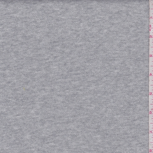 Heather Grey Sweatshirt Fleece 94701 Fashion Fabrics