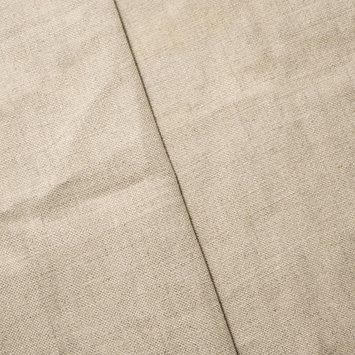 Natural Beige Textured Linen Canvas Home Decorating Fabric