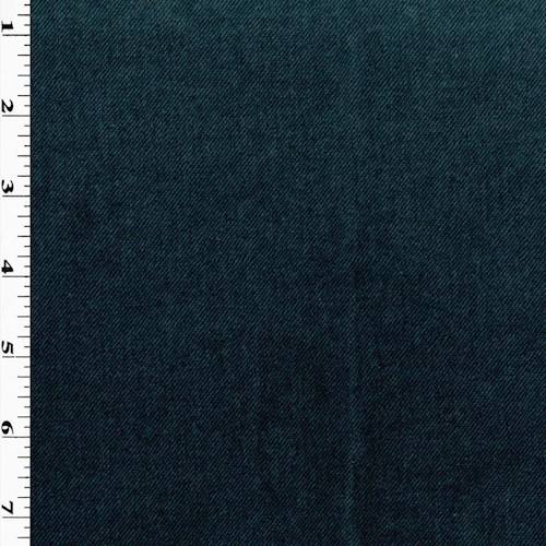 Navy Blue Velvet Twill-Like Bonded Woven Decorating Fabric DFW61852