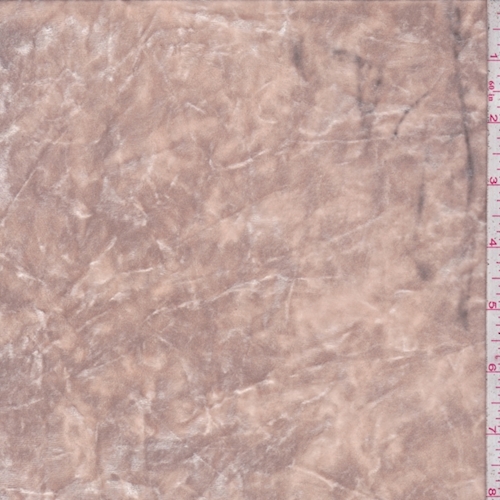 Blush Beige Pearl Panne Velvet Knit