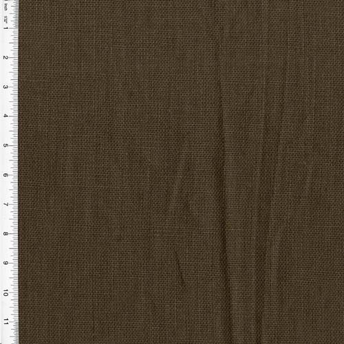 Truffle Brown Chris Stone Slubbed Linen Home Decorating Fabric DFW60720