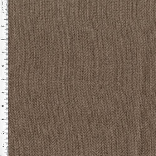 Taupe Brown Herringbone Textured Home Decorating Fabric DFW61921