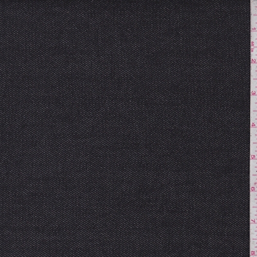 Stone Black Denim Fabric