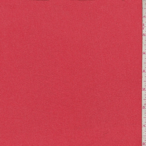 Coral Red Sweater Jersey Knit