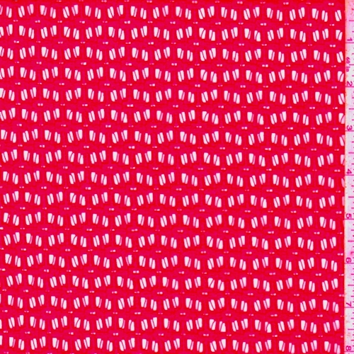 Magenta Crochet Geo Lace/Mesh