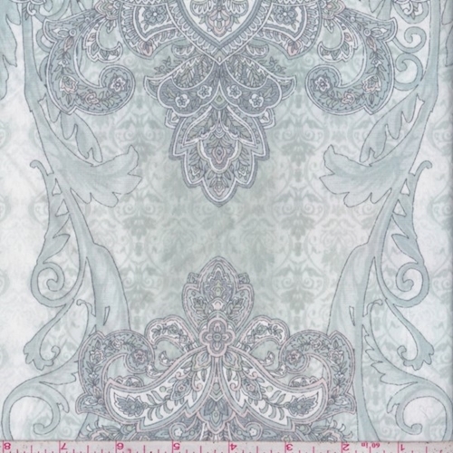 Seafoam Multi Medallion Print Cotton