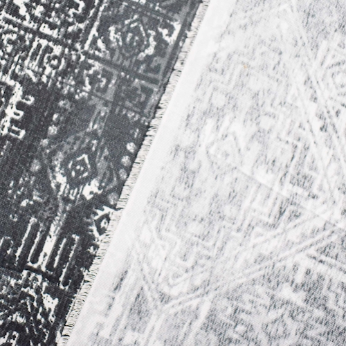 Gray/ White Premier Tribal Printed Canvas Decorating Fabric