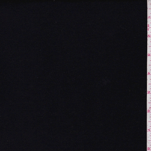 Coal Black Poplin Shirting