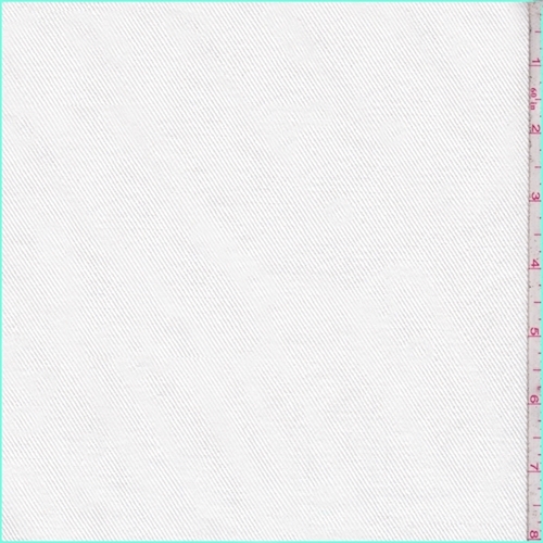 Creamy White Cotton Twill Home Decorating Fabic