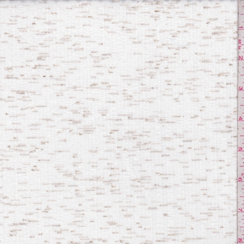 Ivory/Oatmeal Poor Boy Rib Knit
