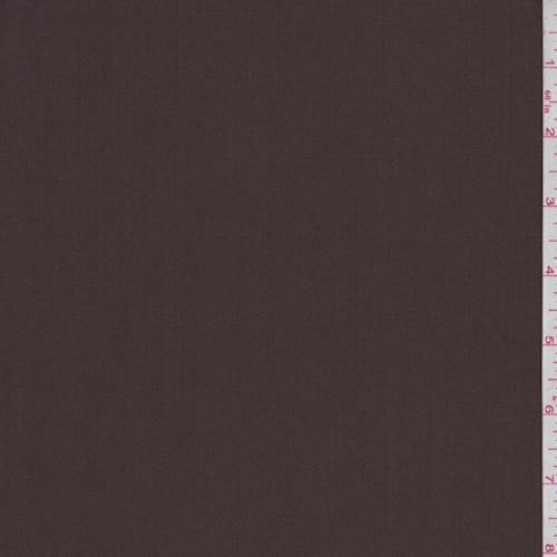 Carob Brown Gabardine Suiting