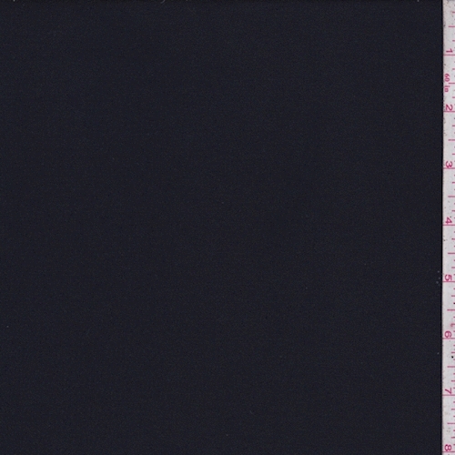 Dark Navy Crepe Back Matte Satin