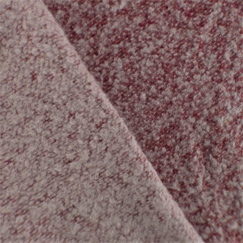 Pink/Red Wool Boucle Jacketing