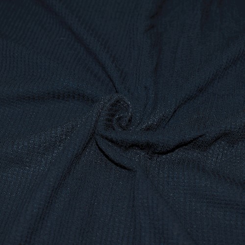 Navy Blue Waffle Pique Knit DFW11831