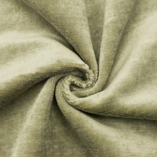 Ecru Beige Textured Velvet Home Decorating Fabric DFW61325