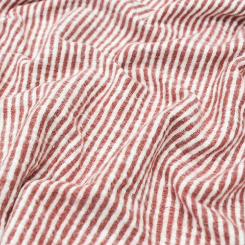 Blush Red Striped Double Knit DFW11735