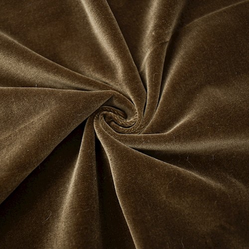 Chocolate Brown Velvet Woven Fabric DFW11937 Discount Fabrics