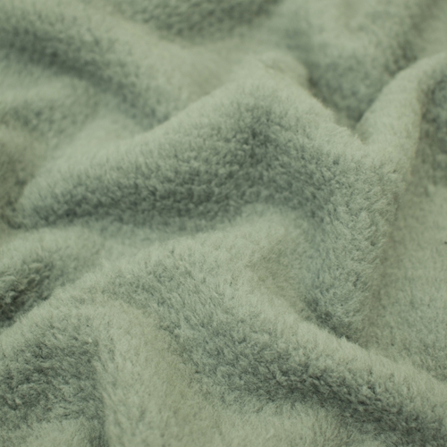 Soft Gray Double Sided Textured Fleece Knit