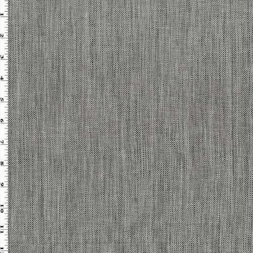 Silver/Gray Textured Dobby Canvas Home Decorating Fabric DFW61185