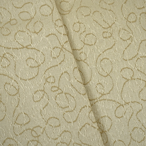Beige/Ivory Loop Damask Home Decorating Fabric