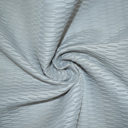 Light Gray Textured Chiffon Trellis Home Decorating Fabric DFW60826