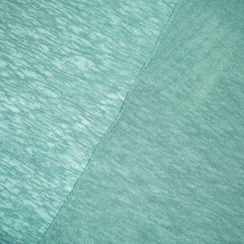 Spruce Green Slubbed Semi-Opaque Jersey Knit DFW11924