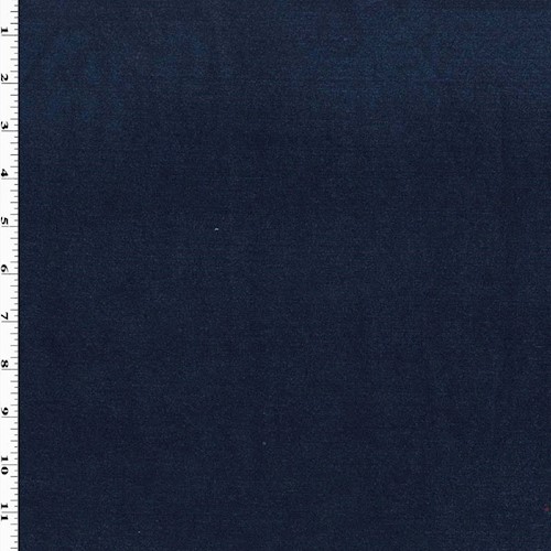 Dark Ocean Blue Faux Velvet Chenille Home Decorating Fabric DFW61316