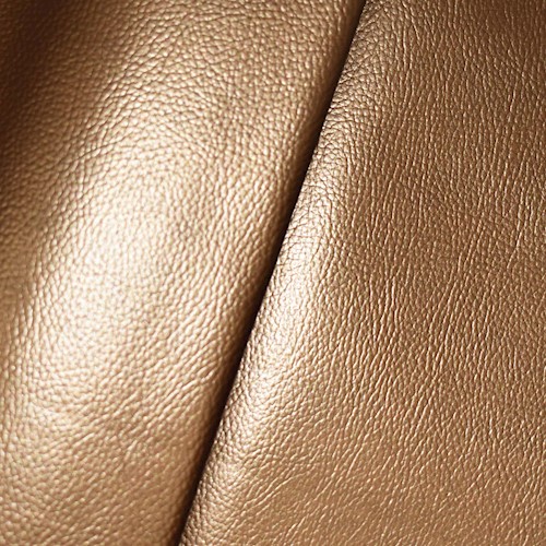 Bronze Brown Faux Leather Vinyl Home Décor Fabric DFW60830