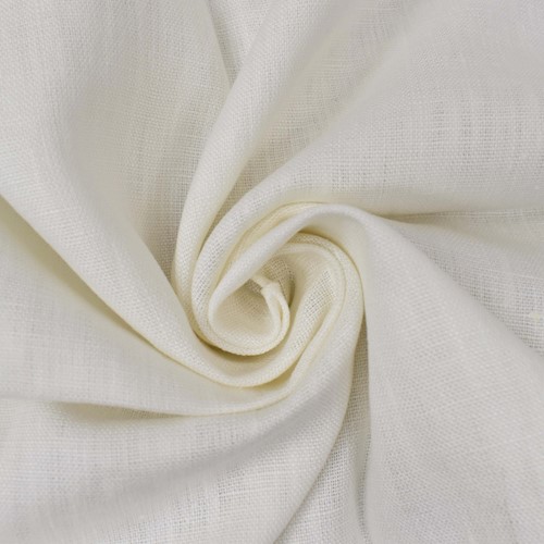 Vanilla Ivory Canvas Slubbed Linen Home Decorating Fabric DFW62335