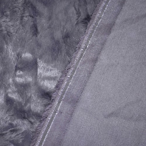 *3 YD PC -- Ash Gray Faux Fur Home Decorating Fabric DFW11632