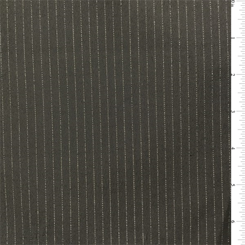 4 5/8 YD PC-Charcoal/Gold Pinstripe Suiting