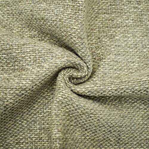 Gray/ Cream Beige Double Weave Chenille Dobby Decor Fabric DFW60668