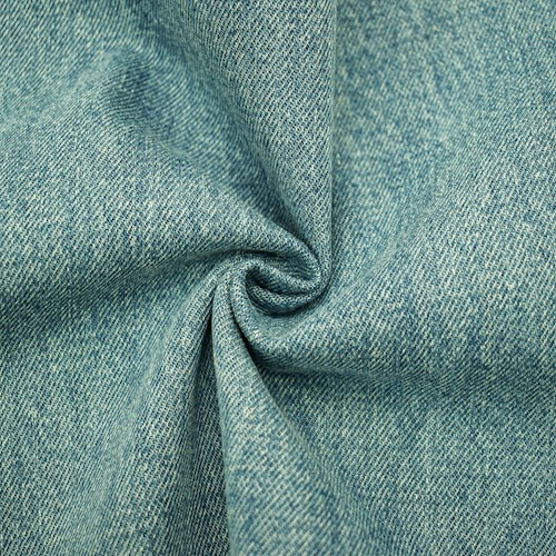 Vintage Light Blue Washed Selvedge Denim Fabric VDAP00024
