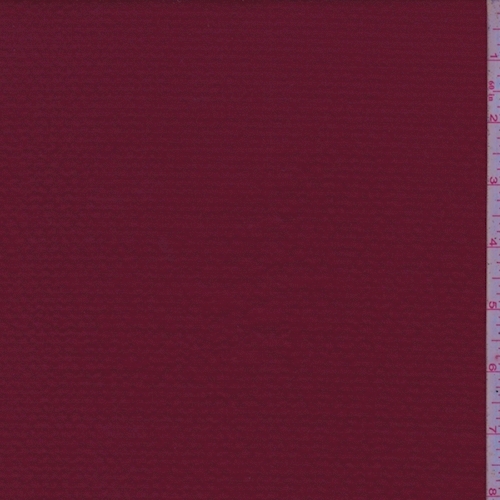 Garnet Red Seersucker Fabric