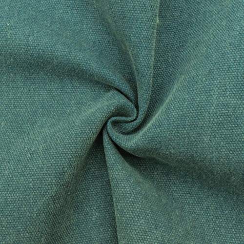 Dusty Teal Blue Canvas Woven Home Decorating Fabric DFW60638