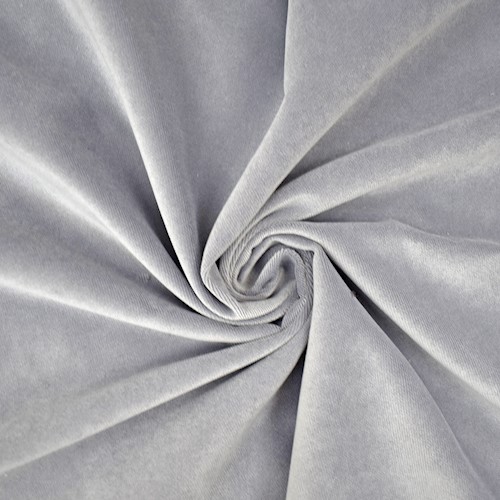 Stone Gray Soft Velvet Home Decorating Fabric DFW60598
