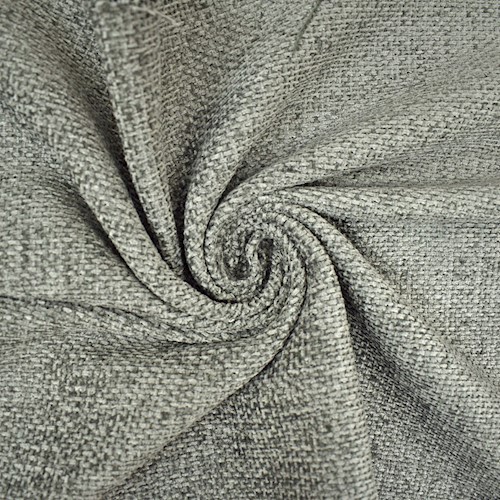 Stone Gray/Black Chenille Doubleweave Dobby Decor Fabric DFW60605