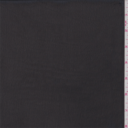 *1 YD PC-Black Polyester Chiffon