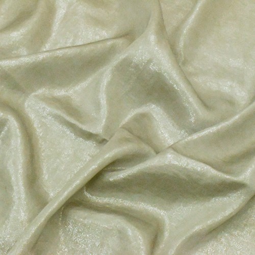 Taupe/Metallic Silver Satin-Like Twill Fabric APS00598