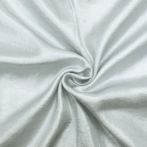 Pearly Metallic Silver Gray Satin Like Twill Fabric APS00597 Discount 