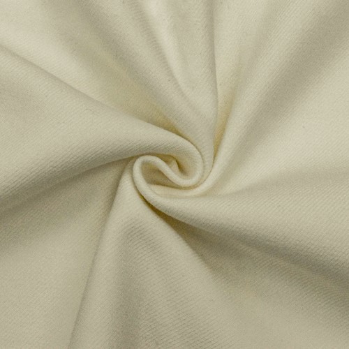 Ivory Twill Double Weave Woven Jacketing Fabric APS00676