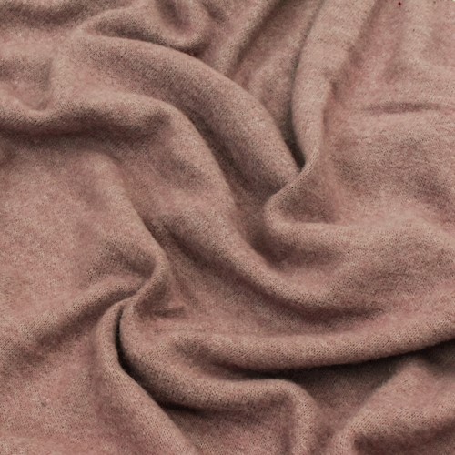 Mauve Dusty Pink Brushed Sweater Stretch Jersey Knit Fabric DFW12245