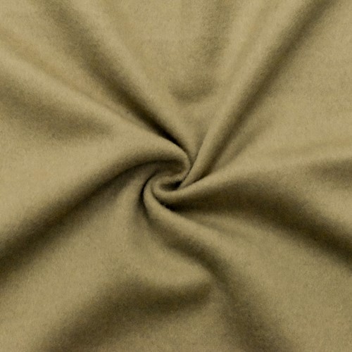 Sand Beige Melton Wool Blend Brushed Woven Jacketing APS00926