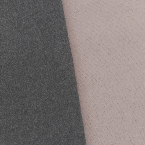 Muted Pink/Gray Brushed Double Weave Jacketing Fabric APS001179