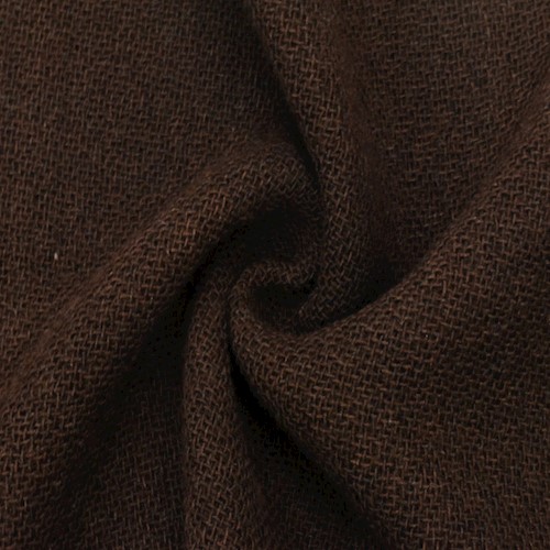 Soil Brown Wool Texture Double Weave Jacketing Fabric APS001383
